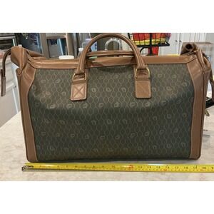 Christian Dior Boston Bag Travel Duffel Honeycomb Logo Designer Carry On